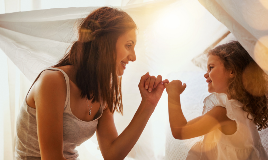 Thoughtful Conversations in Action: How Spendthrift Trusts Can Protect Long Term Family Financial Security 1 Parent and child representing thoughtful conversations and estate planning and long term financial care through spendthrift trust planning